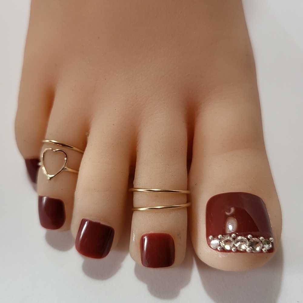 14K Toe Rings - Picture 5 of 6